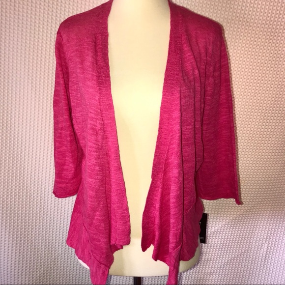 Alfani Sweaters - Alfani linen/cotton cardigan